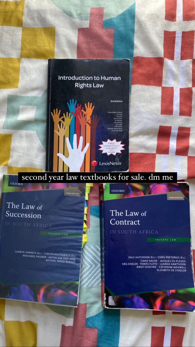 Second Year law textbooks
